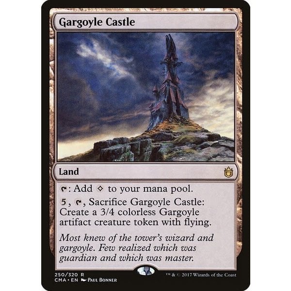 Magic: The Gathering Gargoyle Castle (250) Moderately Played