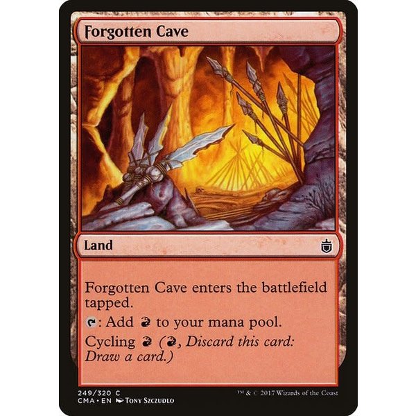 Magic: The Gathering Forgotten Cave (249) Moderately Played