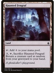 Magic: The Gathering Haunted Fengraf (255) Moderately Played