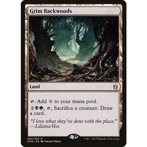 Magic: The Gathering Grim Backwoods (254) Moderately Played