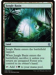 Magic: The Gathering Jungle Basin (258) Moderately Played