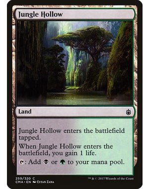 Magic: The Gathering Jungle Hollow (259) Moderately Played