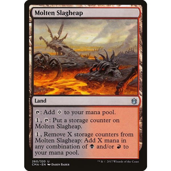 Magic: The Gathering Molten Slagheap (260) Moderately Played