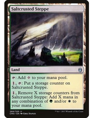 Magic: The Gathering Saltcrusted Steppe (268) Moderately Played