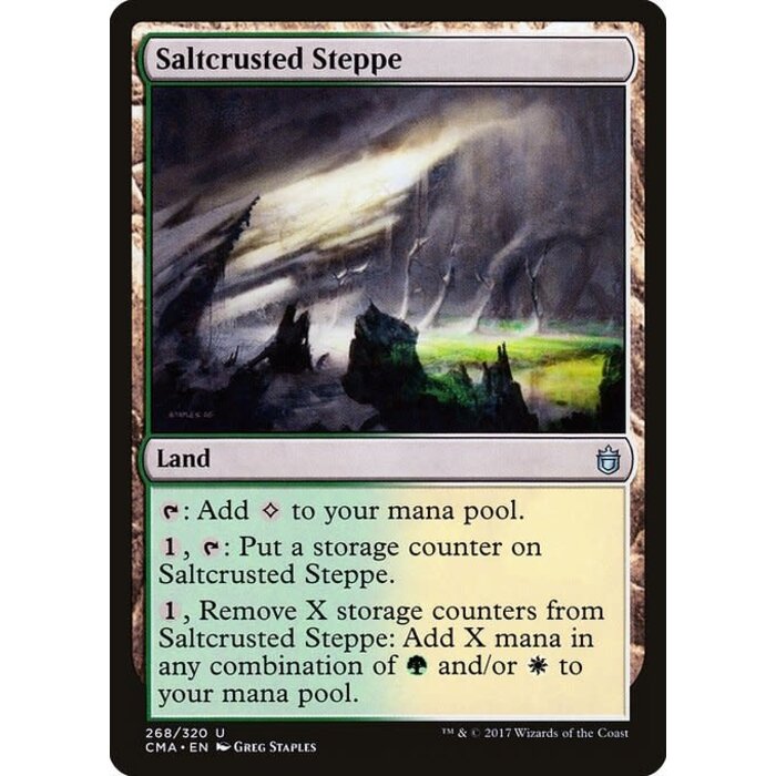 Magic: The Gathering Saltcrusted Steppe (268) Moderately Played