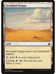 Magic: The Gathering Secluded Steppe (270) Moderately Played