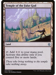 Magic: The Gathering Temple of the False God (277) Moderately Played