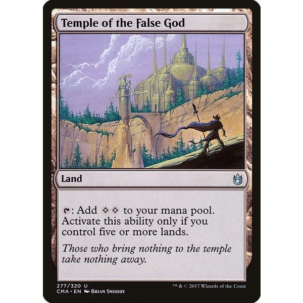 Magic: The Gathering Temple of the False God (277) Moderately Played