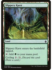 Magic: The Gathering Slippery Karst (275) Moderately Played