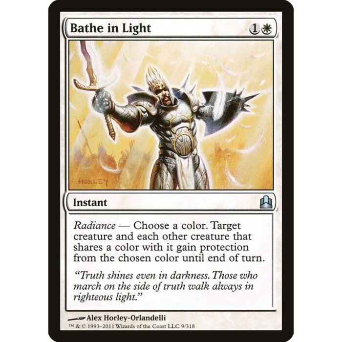 Magic: The Gathering Bathe in Light (009) Lightly Played
