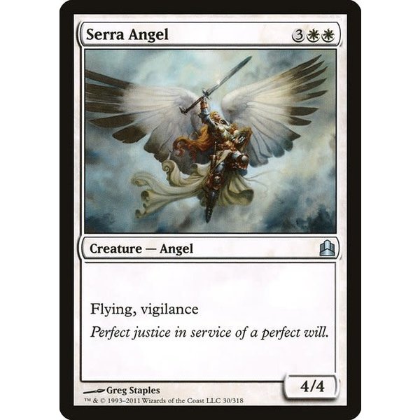 Magic: The Gathering Serra Angel (030) Lightly Played