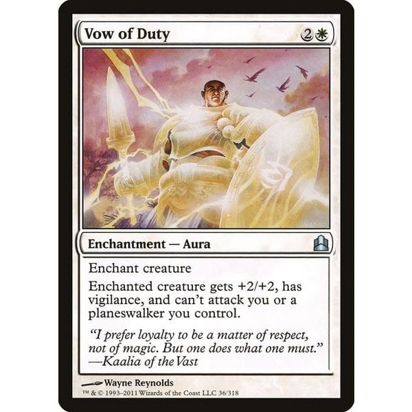 Magic: The Gathering Vow of Duty (036) Lightly Played