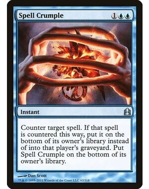 Magic: The Gathering Spell Crumple (063) Heavily Played