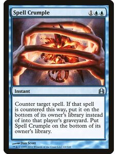 Magic: The Gathering Spell Crumple (063) Lightly Played