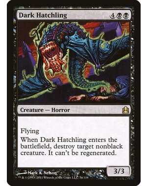 Magic: The Gathering Dark Hatchling (076) Heavily Played