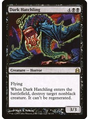 Magic: The Gathering Dark Hatchling (076) Moderately Played