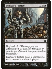 Magic: The Gathering Evincar's Justice (080) Lightly Played