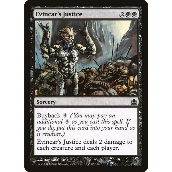 Magic: The Gathering Evincar's Justice (080) Lightly Played