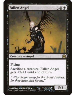 Magic: The Gathering Fallen Angel (082) Lightly Played