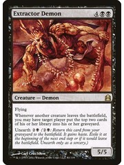 Magic: The Gathering Extractor Demon (081) Damaged