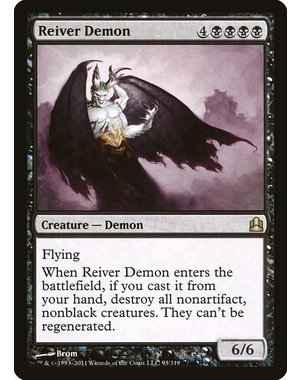 Magic: The Gathering Reiver Demon (095) Moderately Played
