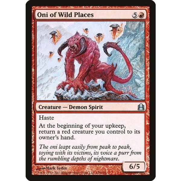 Magic: The Gathering Oni of Wild Places (130) Damaged