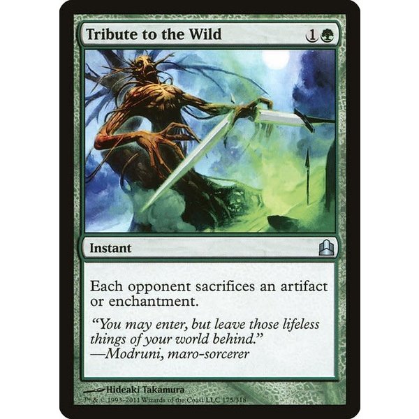 Magic: The Gathering Tribute to the Wild (175) Moderately Played