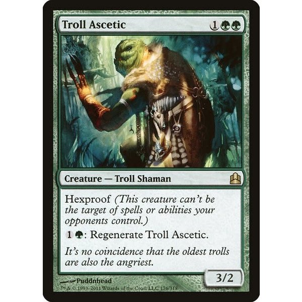 Magic: The Gathering Troll Ascetic (176) Moderately Played