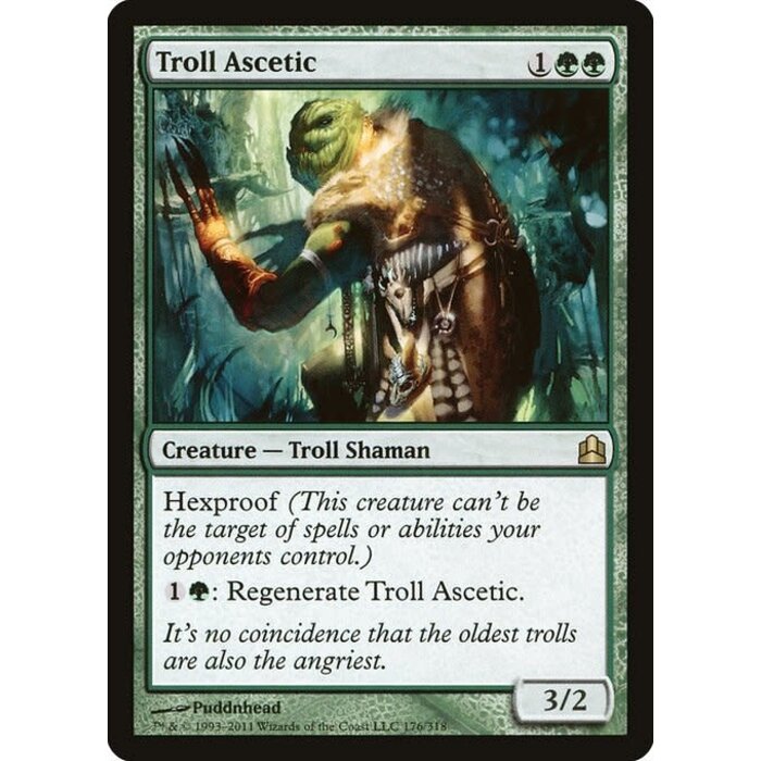 Magic: The Gathering Troll Ascetic (176) Moderately Played