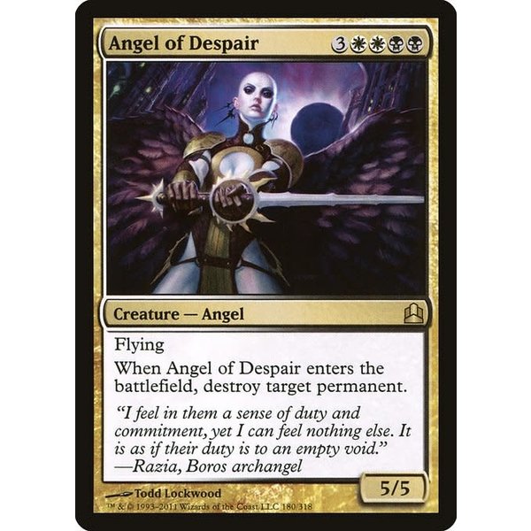 Magic: The Gathering Angel of Despair (180) Moderately Played
