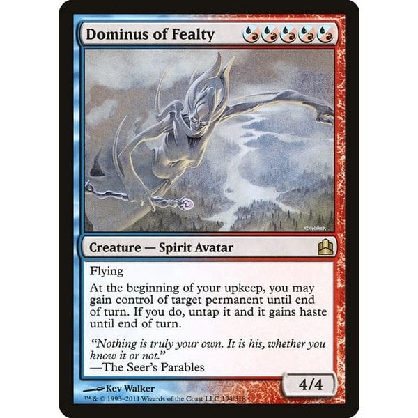 Magic: The Gathering Dominus of Fealty (194) Moderately Played