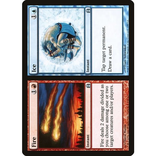 Magic: The Gathering Fire // Ice (198) Damaged