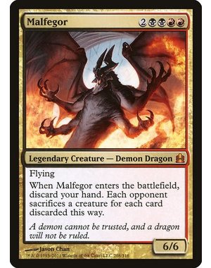 Magic: The Gathering Malfegor (208) Lightly Played