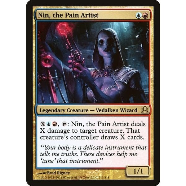 Magic: The Gathering Nin, the Pain Artist (213) Moderately Played
