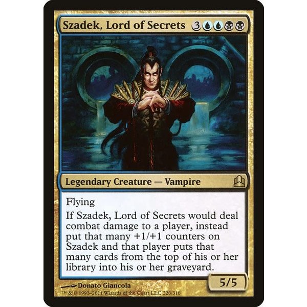 Magic: The Gathering Szadek, Lord of Secrets (228) Moderately Played