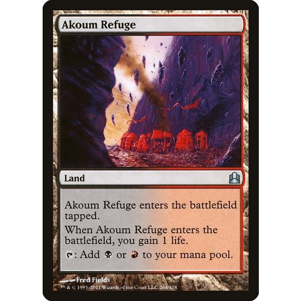 Magic: The Gathering Akoum Refuge (264) Lightly Played