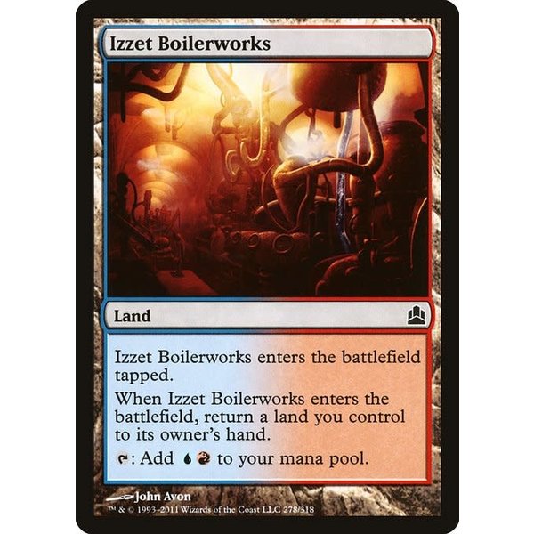 Magic: The Gathering Izzet Boilerworks (278) Moderately Played