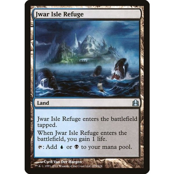 Magic: The Gathering Jwar Isle Refuge (279) Lightly Played