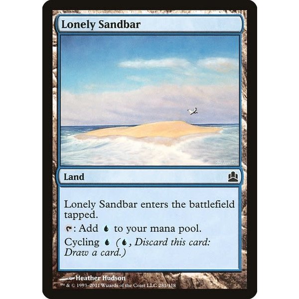 Magic: The Gathering Lonely Sandbar (281) Lightly Played