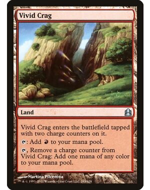 Magic: The Gathering Vivid Crag (293) Lightly Played