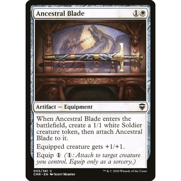 Magic: The Gathering Ancestral Blade (005) Near Mint Foil