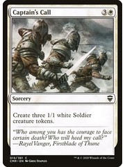 Magic: The Gathering Captain's Call (015) Near Mint Foil