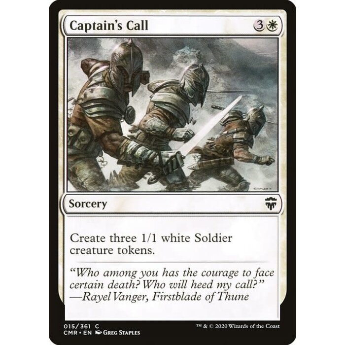 Magic: The Gathering Captain's Call (015) Near Mint Foil