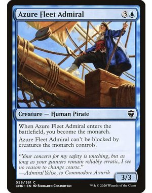 Magic: The Gathering Azure Fleet Admiral (058) Near Mint