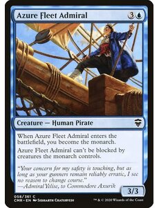 Magic: The Gathering Azure Fleet Admiral (058) Near Mint Foil