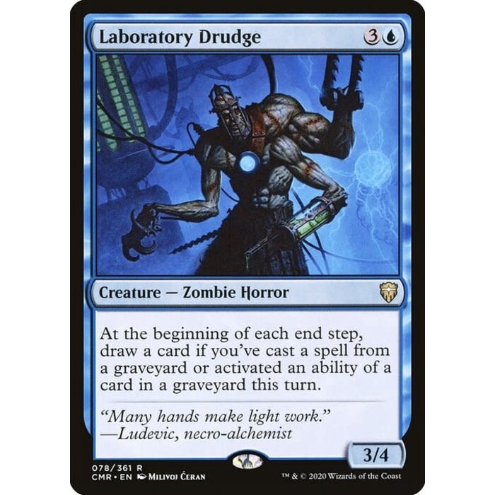 Magic: The Gathering Laboratory Drudge (078) Near Mint Foil