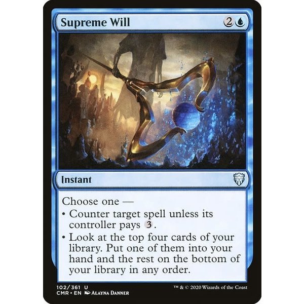 Magic: The Gathering Supreme Will (102) Near Mint