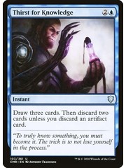 Magic: The Gathering Thirst for Knowledge (103) Near Mint