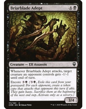 Magic: The Gathering Briarblade Adept (111) Near Mint Foil