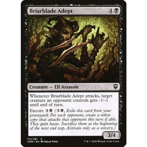 Magic: The Gathering Briarblade Adept (111) Near Mint Foil
